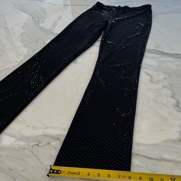 RALPH RALPH LAUREN BLACK EMBELLISHED PANTS SIZE SMALL - Picture 16 of 17